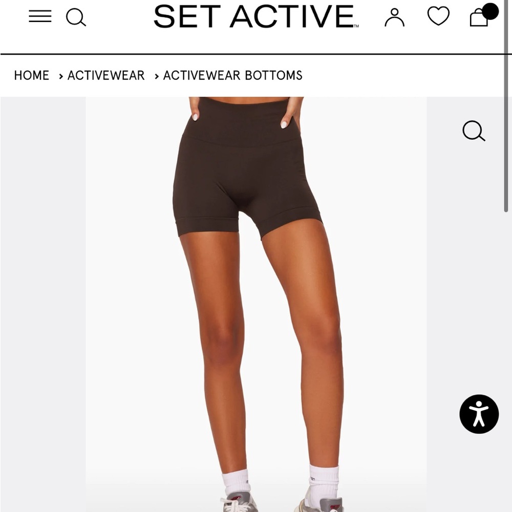 SetActive ScuptFlex biker shorts + bra